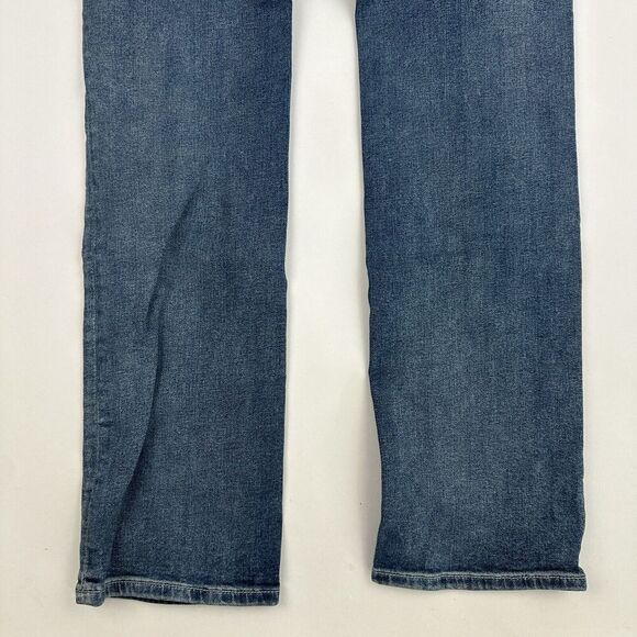 True Religion Billie Mid Rise Straight Denim Blue Jean Sz 29 Medium Wash Stretch - Picture 13 of 14